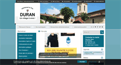 Desktop Screenshot of mairie-de-duran.net